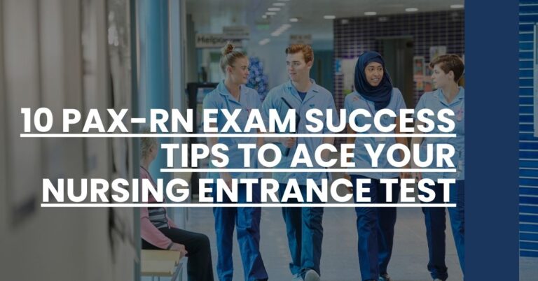 10 PAX-RN Exam Success Tips to Ace Your Nursing Entrance Test Feature Image